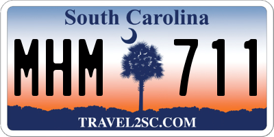 SC license plate MHM711
