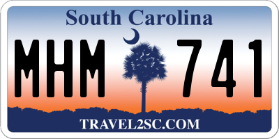 SC license plate MHM741