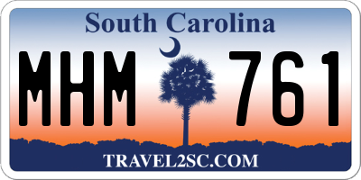 SC license plate MHM761