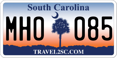 SC license plate MHO085