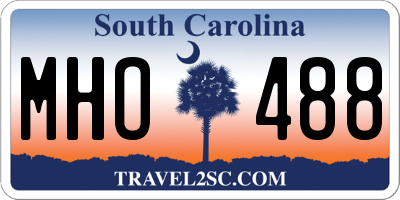 SC license plate MHO488
