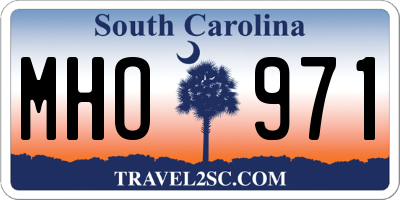 SC license plate MHO971