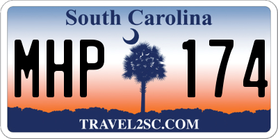 SC license plate MHP174