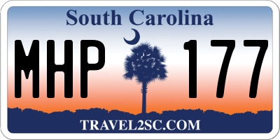 SC license plate MHP177