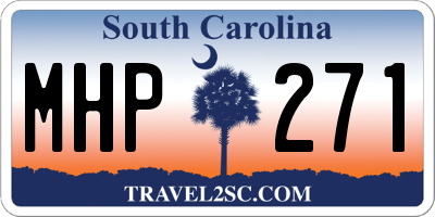 SC license plate MHP271
