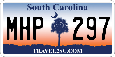 SC license plate MHP297
