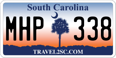 SC license plate MHP338