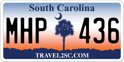 SC license plate MHP436