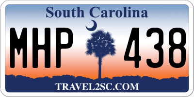 SC license plate MHP438