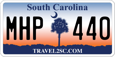 SC license plate MHP440