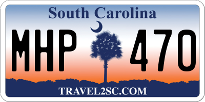 SC license plate MHP470