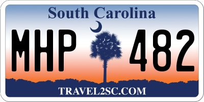 SC license plate MHP482