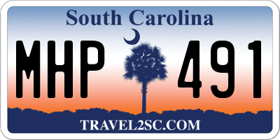 SC license plate MHP491