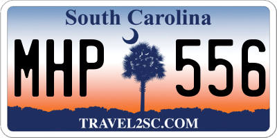 SC license plate MHP556