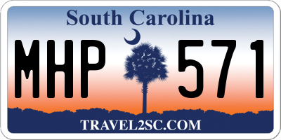 SC license plate MHP571