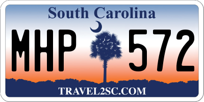 SC license plate MHP572