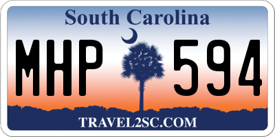 SC license plate MHP594