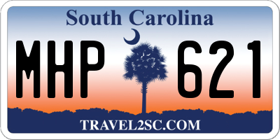 SC license plate MHP621