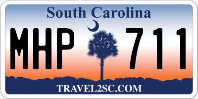 SC license plate MHP711