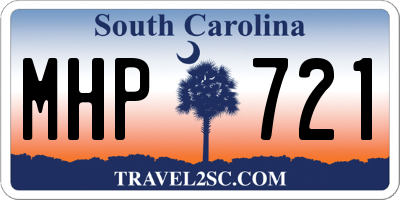 SC license plate MHP721