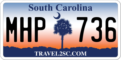 SC license plate MHP736
