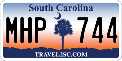 SC license plate MHP744