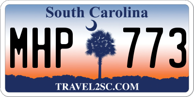 SC license plate MHP773