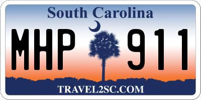SC license plate MHP911