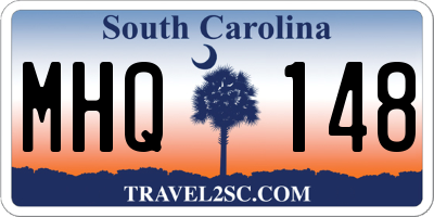SC license plate MHQ148