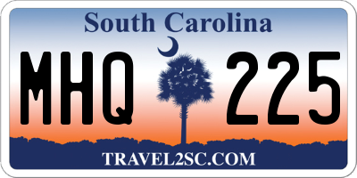 SC license plate MHQ225