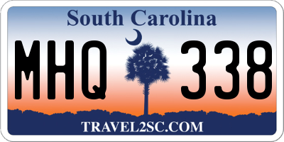 SC license plate MHQ338