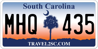 SC license plate MHQ435