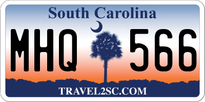 SC license plate MHQ566