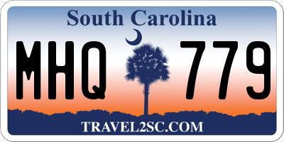 SC license plate MHQ779