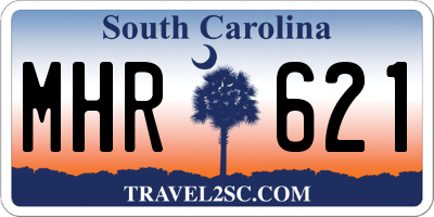SC license plate MHR621