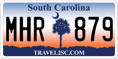SC license plate MHR879