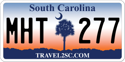 SC license plate MHT277