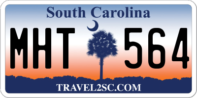 SC license plate MHT564