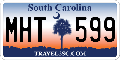 SC license plate MHT599