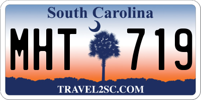 SC license plate MHT719