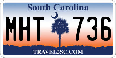 SC license plate MHT736