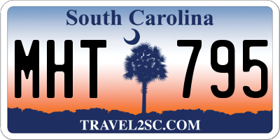 SC license plate MHT795