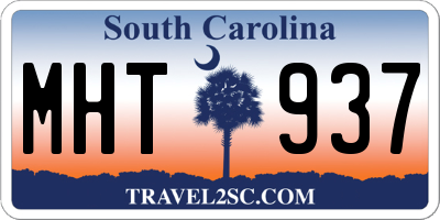 SC license plate MHT937