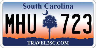 SC license plate MHU723