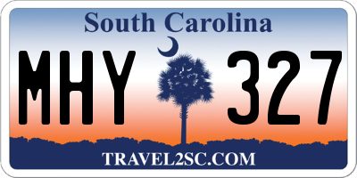SC license plate MHY327