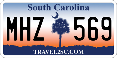 SC license plate MHZ569