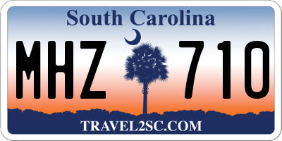 SC license plate MHZ710