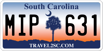 SC license plate MIP631