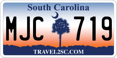 SC license plate MJC719