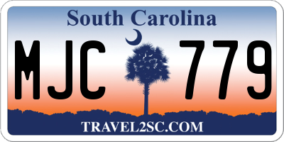 SC license plate MJC779